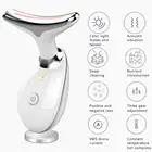 EMS Neck Rejuvenating Device 2.5W 3.7V 500mAh Light Therapy Face Massager