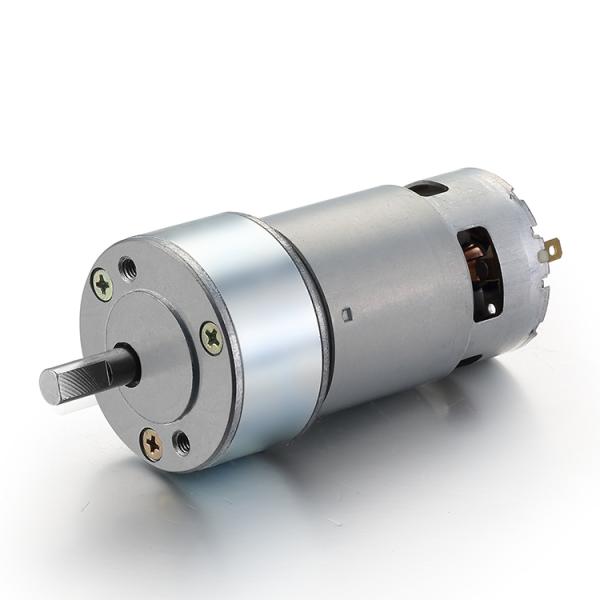 Large Torque 75dB 42mm 12V DC Brush Motor with IE 1 Efficiency and Rotation Direction
