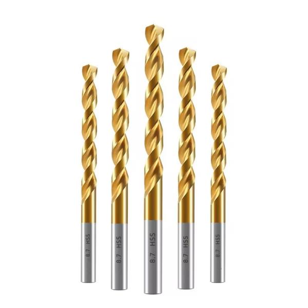 Perçage de PCB 1,5-10 mm HSS Titanium Plating Twist Drill Opener pour l'acier inoxydable et l'acier métallique dur
