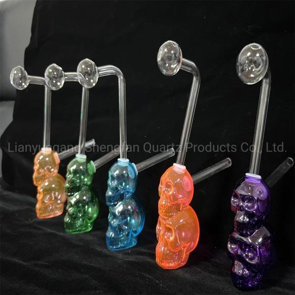 Кальянные водопроводные трубы кварцевое стекло для курения 14 мм мужской