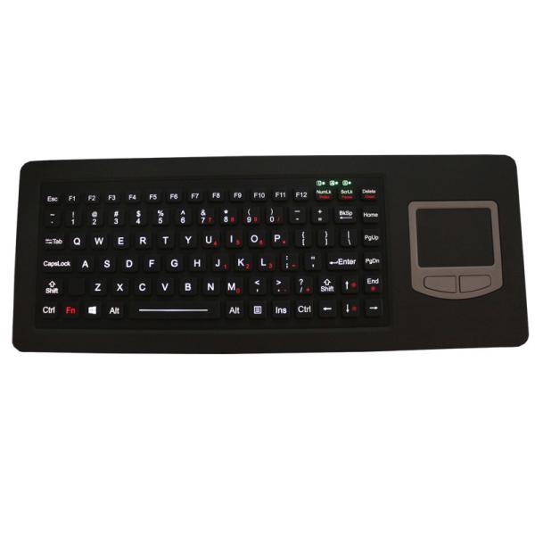 Ruggedized Silicone Keyboard Rubber with Rugged Touchpad Metal Housing