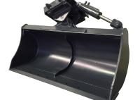 l'eau hydraulique Carry Big Volume de noir de seau d'inclinaison de largeur de 2400mm