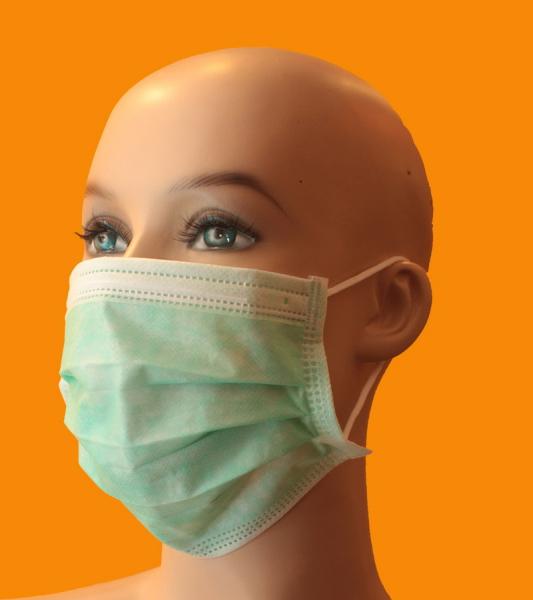 Anti Dust 3 Ply Disposable Face Mask , protective Disposable Civil Face Mask