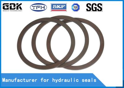 Elevada precisão BRILHANTE do selo PTFE de Guider da gaxeta de Hydraulic Backup Ring Seal da máquina escavadora