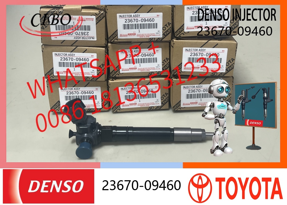 Fuel Injector 295700-1140 23670-0E070 for Toyota Hilux 2GD Diesel Engine OE 2367009460 23670-09460