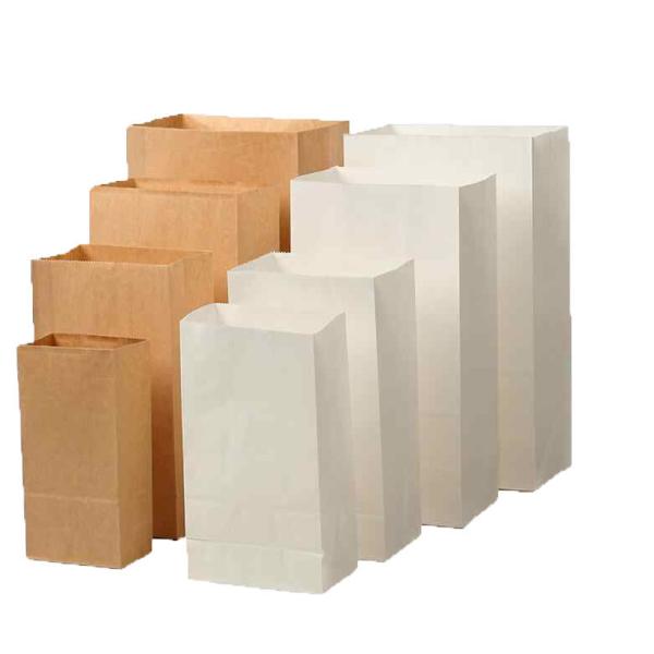 Custom Printing Takeaway Paper Bags Food Grade For Grocery