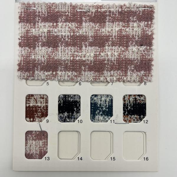 Tissus à tricoter de vêtements CM moyen Tissu jacquard F02-084
