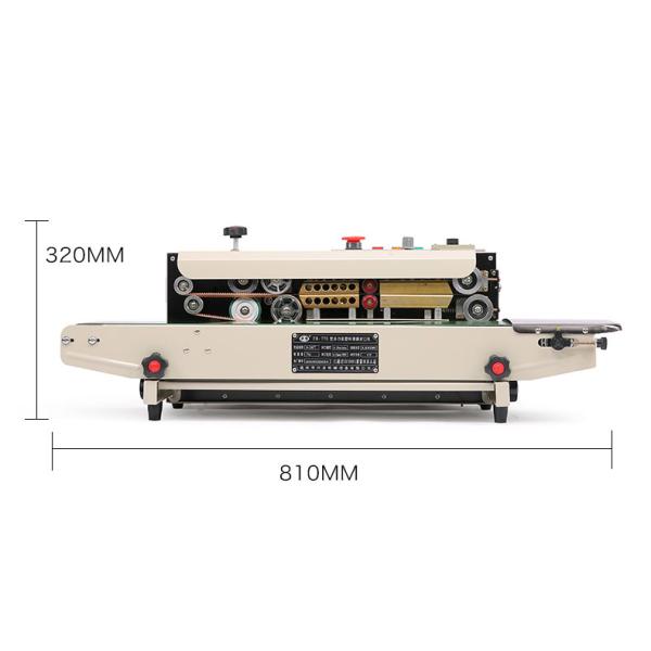 Машина для уплотнения пластиковых пакетов 220В/Гц 23кг DUOQI FR-770 для окрашенных пакетов из алюминиевой фольги