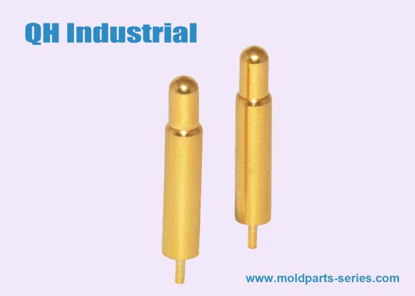 Shenzhen Factory QH Industoial OEM ODM Hot Sale Copper Brass C3604 Gold Plating 3uin 4uin 5uin Spring Loaded Pogo Pin