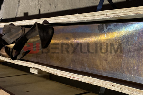 Плита ASTM B194 TD02 CuBe2 C17200 проводимость 40mm x 140mm x 1000mm термальная