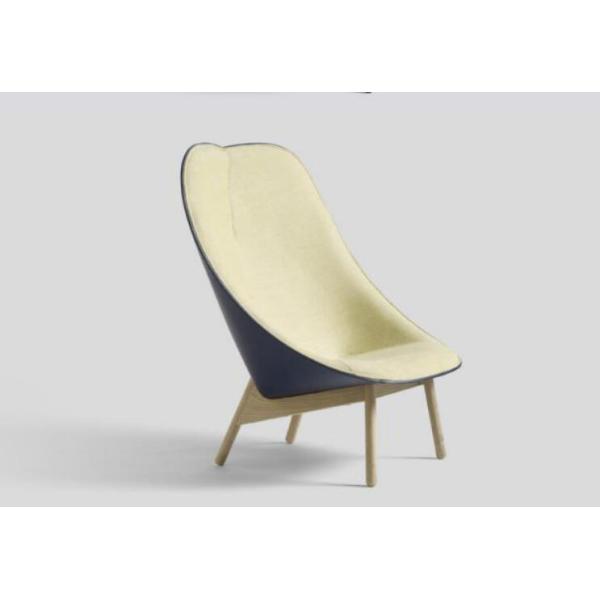 New design colors fabric Leisure high back chaise Lounge chair Uchiwa reception chair