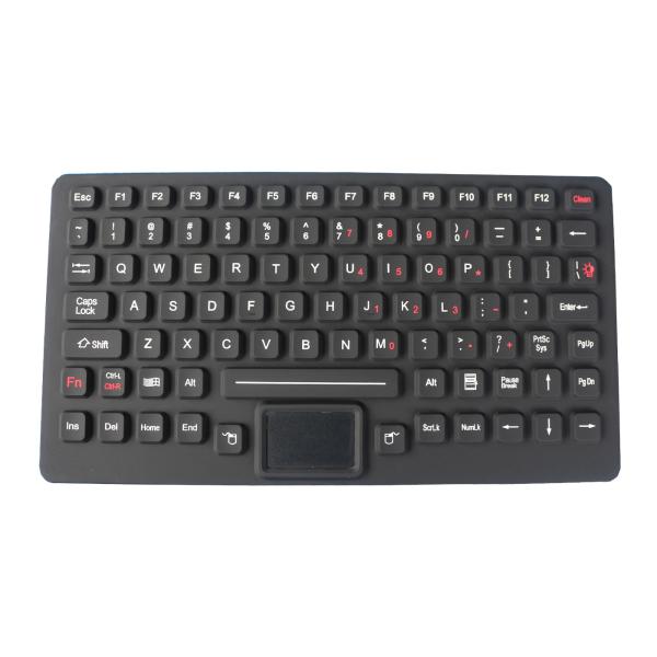 Загерметизированное динамическое ключей IP67 клавиатуры 89 сенсорной панели силикона водоустойчивое