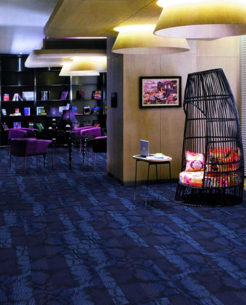 Plastic Office Carpet Flooring 50*50cm Pile Height 2.5-5.5mm OEM Service