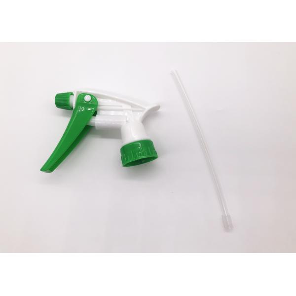 Plastic Pp Material Trigger Pump Sprayer 28 / 400 28 / 410 Green Color