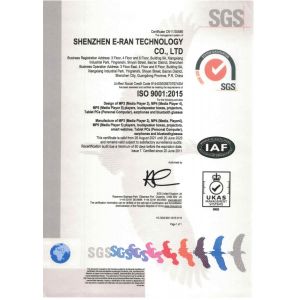 Shenzhen E-Ran Technology Co. Ltd Certifications