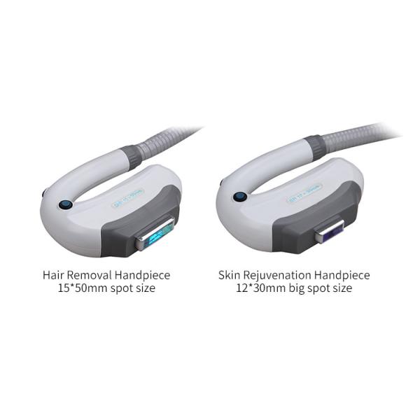 Eliminación de vello Rejuvenecimiento de la piel SHR IPL máquina de belleza 2000W con 2 asas