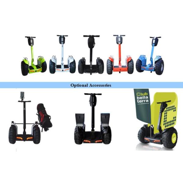 Lithium Battery Segway Electric Scooter , 2 Wheel Self Balancing Electric Chariot