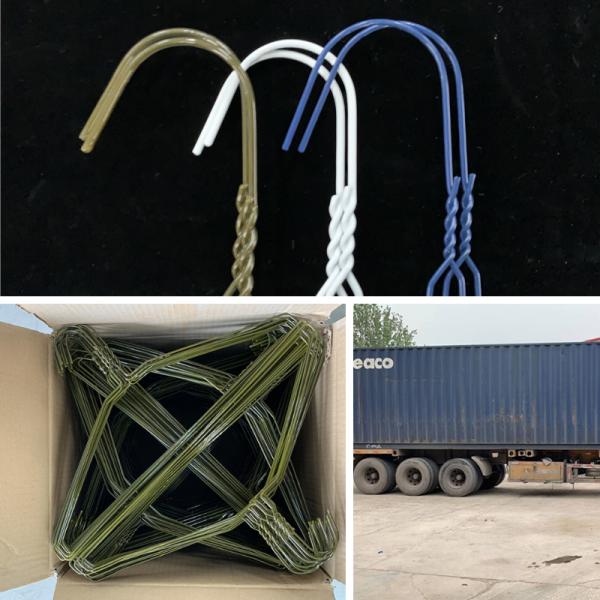 High Strength Dry Cleaner Hanger Metal Material For Suit Jackets / Heavy Coats