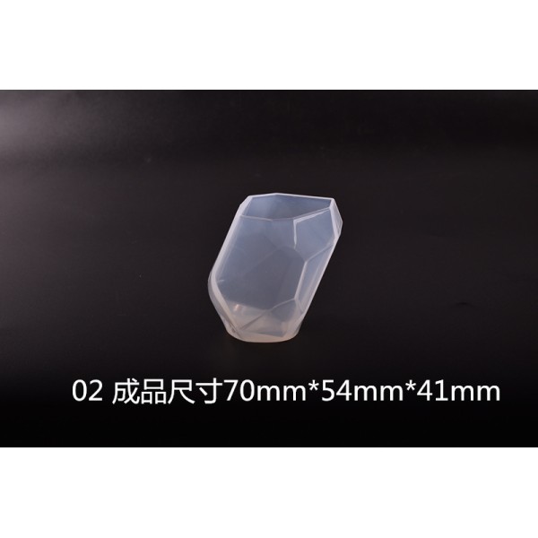 Crystal dropper cut surface stone silicone mold DIY handmade jewelry ornament mold 3D mold