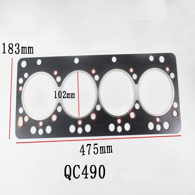 OEM NO 2409001801504 China Truck Parts Cylinder Gasket for QC490