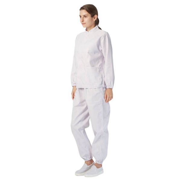 Food Processing Uniform Anti Static Garments Comfortable Soft Dust-free for Food Factory Production