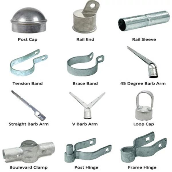 High Security Durable 5.0mm Steel Chain Link Fencing Panels Diamond Shape