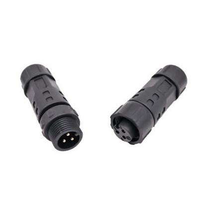 M12 3 Pin waterproof Circular Connector Cable Female Straight Molded for LVDS Display OEM/ODM