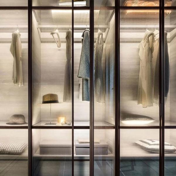 Wood Classic Simple MDF E1 Wardrobe Bedroom Sets Modern Armoire