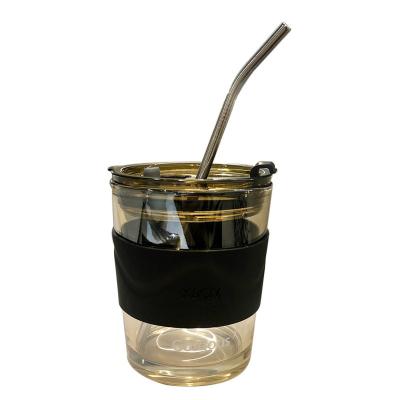 Os copos bebendo do costume de vidro simples de ISO14001 500ML agridem para o café do cappuccino