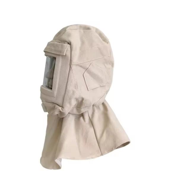 Capuz de lixação de poeira industrial polir pintura de lona capuz de poeira capuz de proteção abrangente capuz proteção de proteção do trabalho