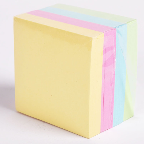 factory price wholesale colourful 85x85mm school office supply memo sticky note office stationery