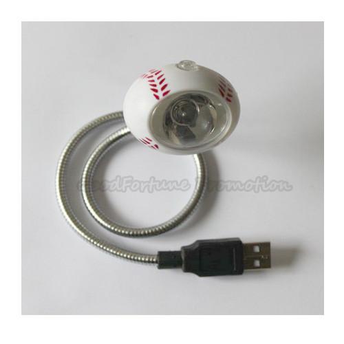 Hot Sale Promotional printed logo usb ball head fold led desk table reading lamp gift
