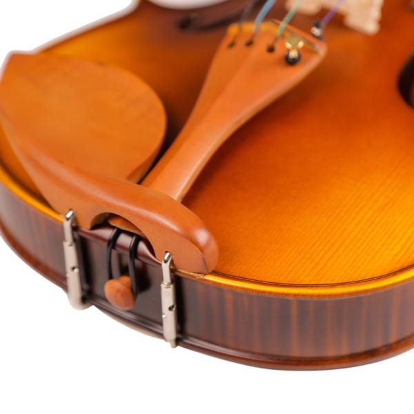 Professional golden yellow natural flame maple handmade violin VA-303 caterina middle grade Handmade violin