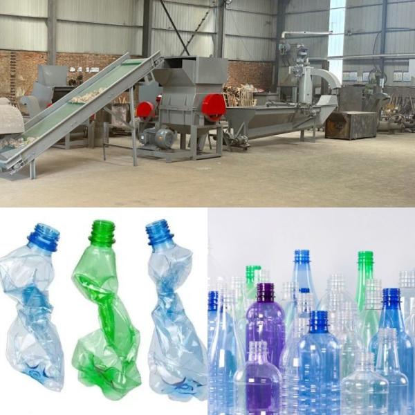 HDPE Pipe Washing Line Pet Bottle Recycling Machine Crushing Washing Drying Plant