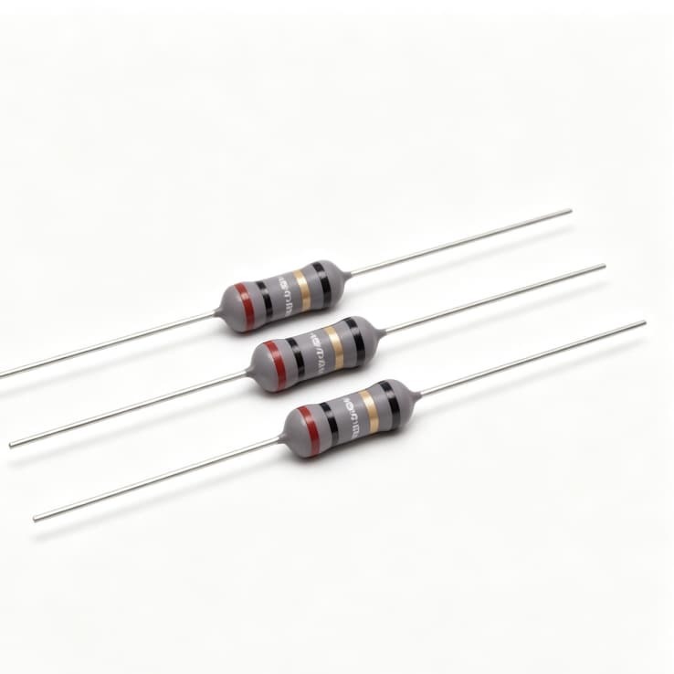 1% Precision FRN Small Size Flameproof Fusible Resistor for Circuit Board Protection