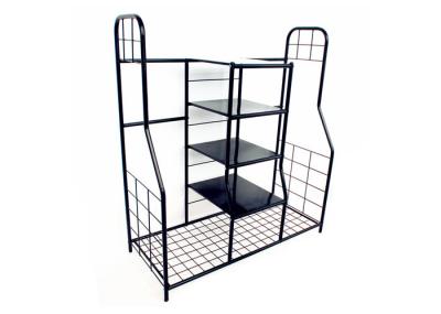 Black Sturdy Steel Golf Equipment Storage Rack 9.4KG Anti UV Surface Painting