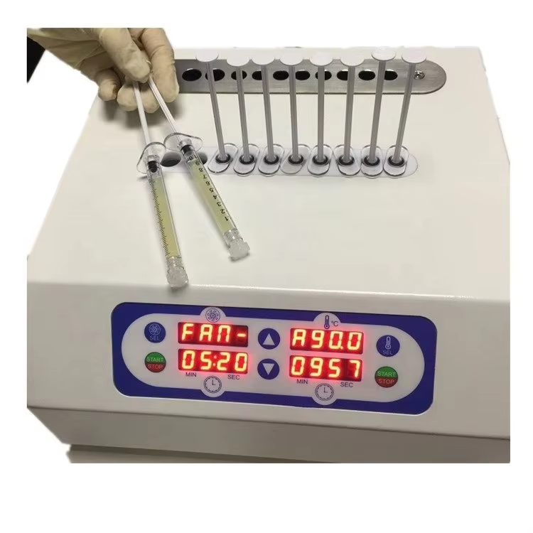 Sciensmed  90℃±0.1℃ Heating and Cooling Plasma Gel Machine 10 Wells Ppp Bio Filler Maker