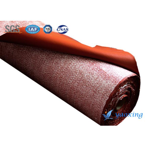 Ткань стеклоткани толщины 3.0mm покрытая силиконом теплостойкая