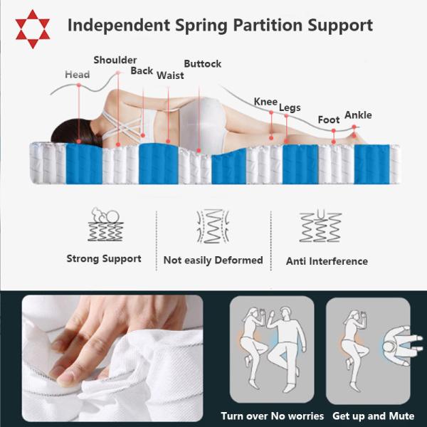 Bottom Price Box Spring Hot Sale Modern Hotel Bed Pocket Coil Spring Mattress From Factory