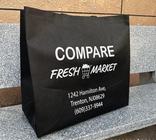 Tote Bags Custom Printed Recyclable Fabric Non Woven Shopping Bags With Logo Bolsas Ecologicas Advertising Packing Gift Use Pattern Type Letter