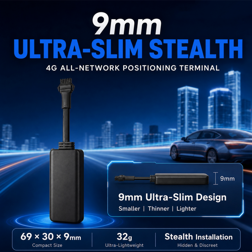 VM90-Light 4G LTE Ultra-Slim Anti-Tamper Vehicle Tracker