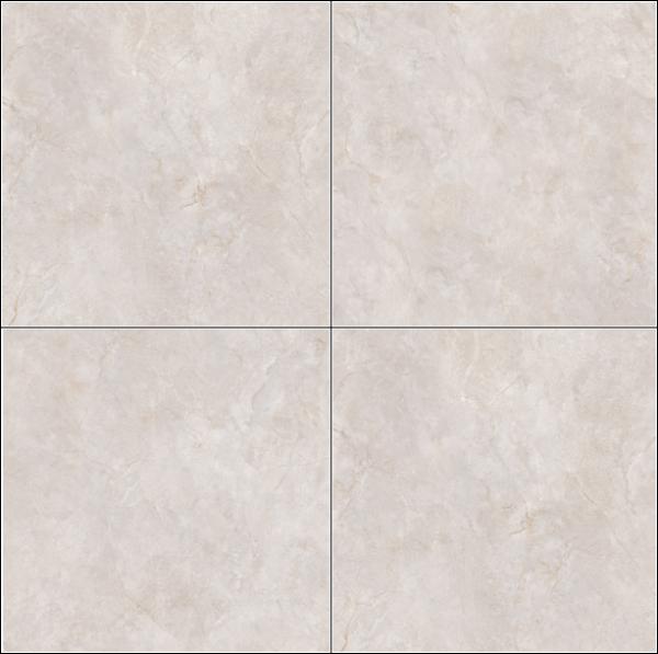 Stylish Marble 800x800mm Light Brown Polished Glazed Porcelain Tiles For Balcony Scratch-resistance