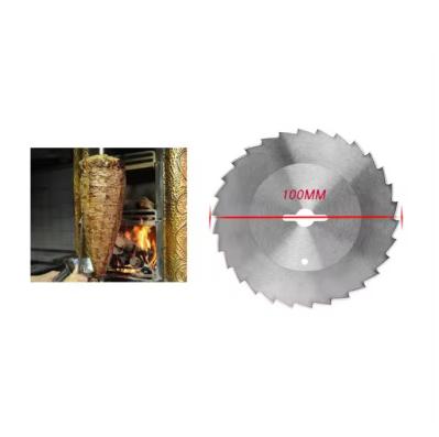 Food Stainless Steel 100mm Meat Cutting Machine Round Knife / Blades