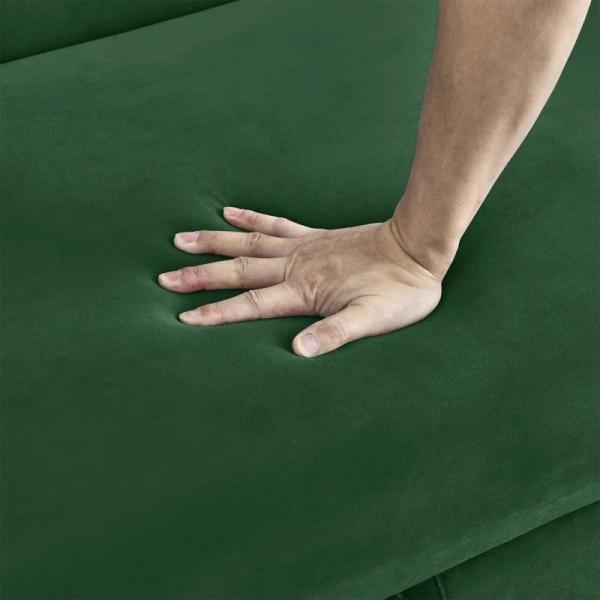 multi-functional dual-purpose loveseat with fold out bed green velvet sofa beds low prices with side pocket