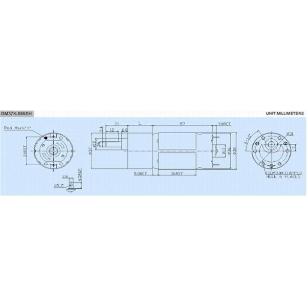Автомобильный 24 мотора уменьшения шестерни вольта с скоростью номинальной нагрузки 20РПМ