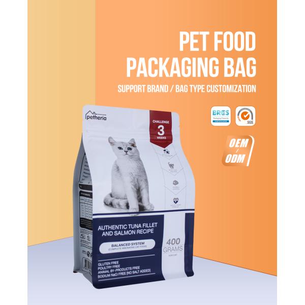 Sacs d'emballage personnalisés pour animaux de compagnie Sacs d'emballage personnalisés pour animaux de compagnie Sacs d'alimentation pour chiens et chats Sacs à fond plat 5 kg 10 kg 15 kg 20 kg Pour l'alimentation des animaux de compagnie