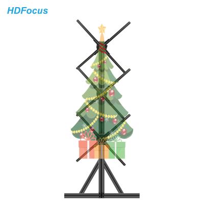 High Quality Spinning Led Fan Hologram Projector Screen Stand Wall Mounted Rotating Led Fan
