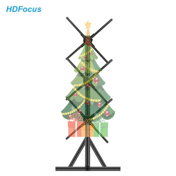 High Quality Spinning Led Fan Hologram Projector Screen Stand Wall Mounted Rotating Led Fan