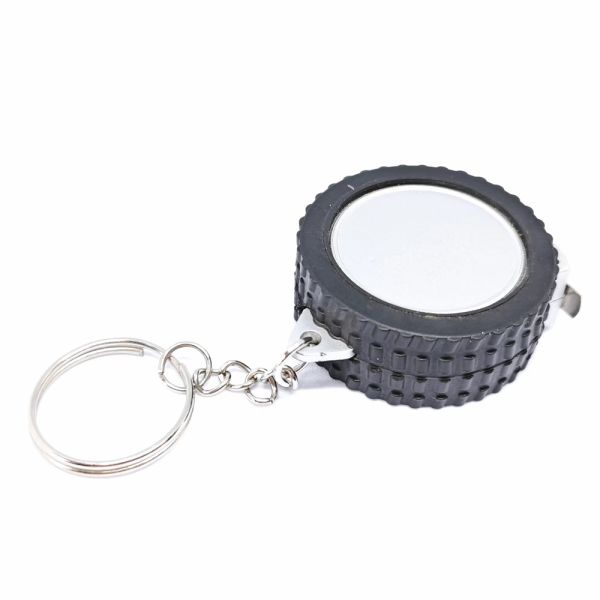 Sublimation Blanks Wheel Rim Keychain Custom Photo Keychain