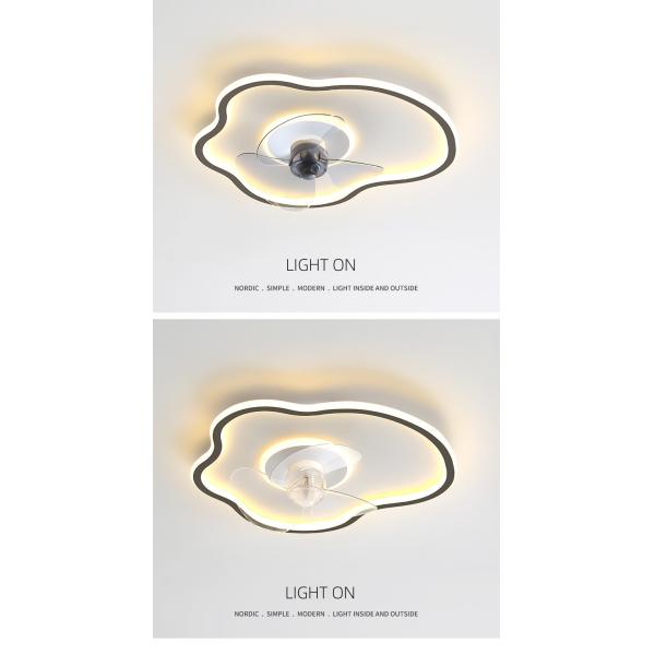 Свет вентилятора спальни комнаты прожития ресторана света потолочного вентилятора облака ультратонкий тихий